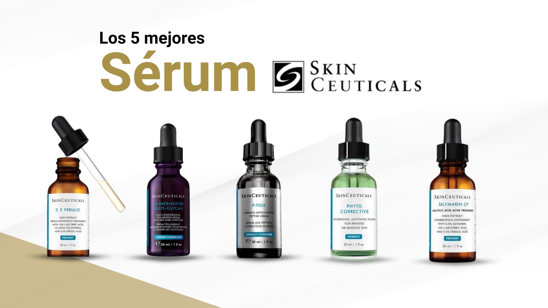 Los 5 mejores sérum SkinCeuticals